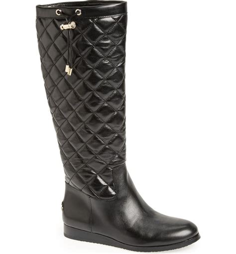 michael kors quilted boots